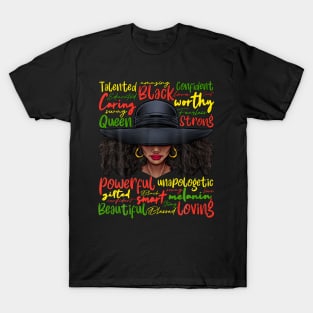 African Black History African American Ladies Juneteenth T-Shirt